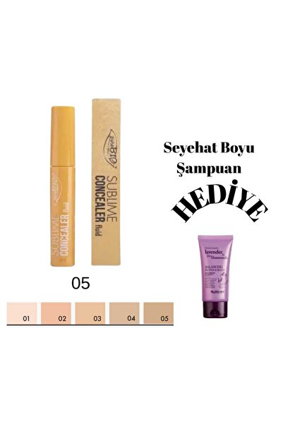 purobıocosmetics Organik Vegan Göz Altı Kapatıcısı – Koyu Halka Karşıtı, Nemlendirici ve Doğal Etki No 05