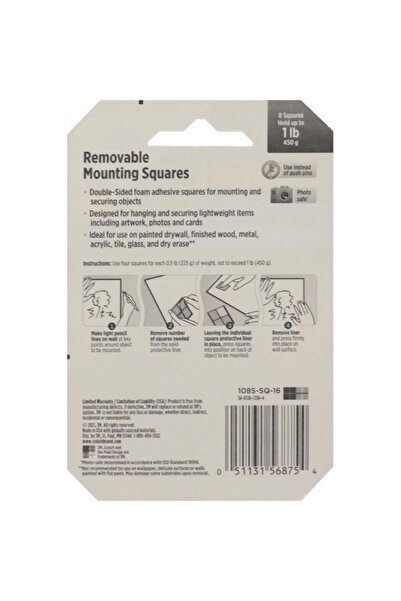 3M Scotch Removable Mounting Squares