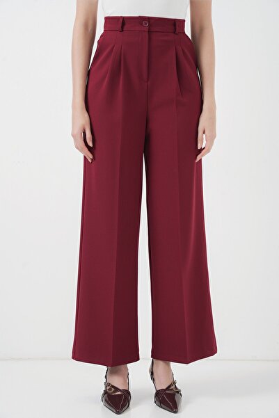 Hiccup Bdart Normal Belile Wide Leg Pants with Pockets