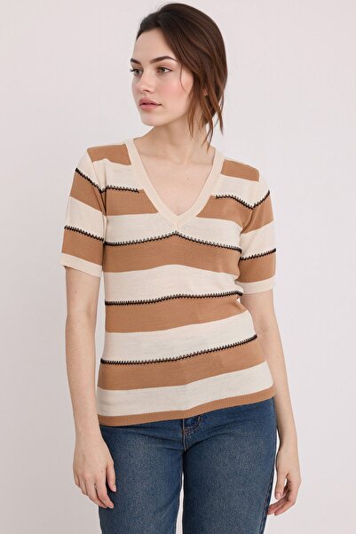 Hiccup Μπλούζα με ρίγες BDART με λαιμόκοψη σε σχήμα V