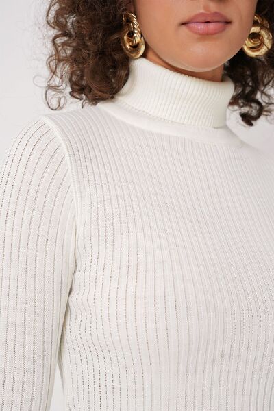 Hiccup Tricotaj cu model BDART Pulover scurt cu guler înalt