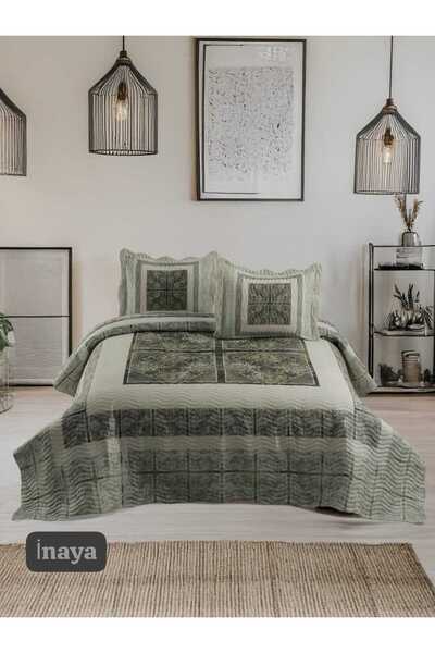 Örtüm INAYA KAPİTONE ÇİFT KİŞİLİK YATAK ÖRTÜSÜ