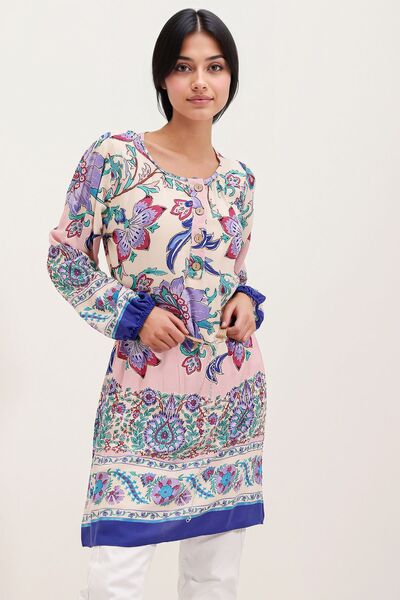 Hiccup BDART Квітчаста міні-сукня з поясом