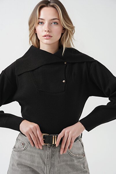 Hiccup Πουλόβερ με ακρυλικό πλεκτό σάλι BDART