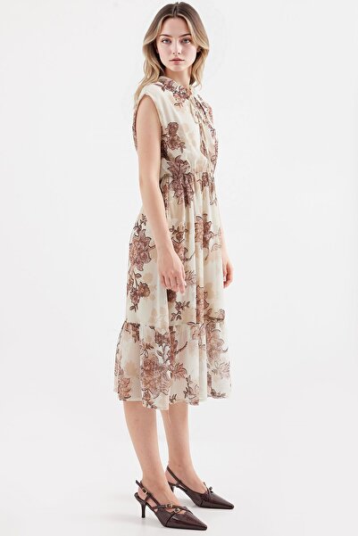 Hiccup BDART Рокля с флорален принт и колан