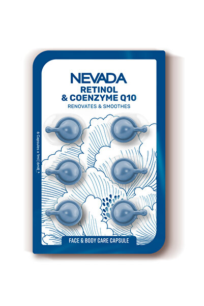 NEVADA كبسولات العناية بالبشرة، بالريتينول وأنزيم Q10 المساعد من نيفادا 1 مل