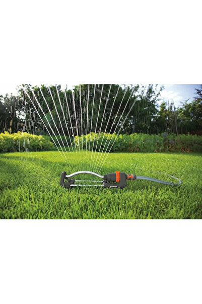 Gardena Aspersor Aqua S, oscilant, raza de stropire reglabila intre 7 - 17 m, suprafata de irigar...