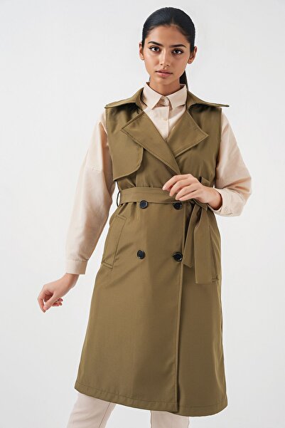 Hiccup BDART Midi жилетка с шал-яка и джоб