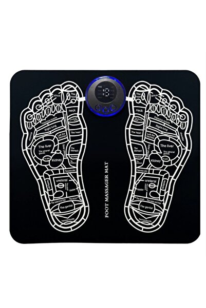 SOHO Covoras de Masaj pentru Picioare, EMS, 4 Niveluri de Intensitate, Incarcare USB, Ecran LED, Telecoma