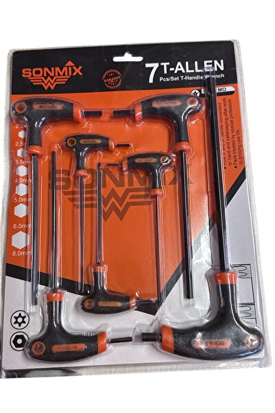 SONMİX Profosyonel 7 Parça T Alyan Takımı