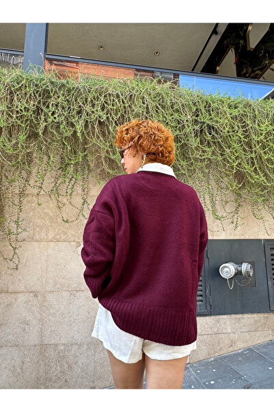 Bak'ap Преміальний м'який оверсайз-светр з шардоном