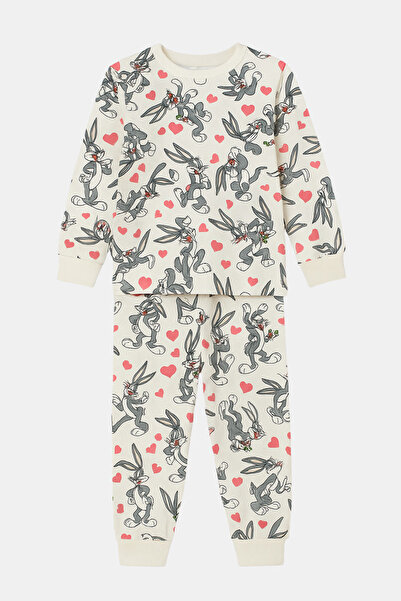 İYİBU Children's Cotton Interlock Pajama Set – Bugs Bunny Patterned