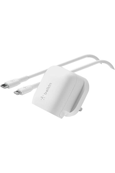 Belkin شاحن حائط BoostCharge USB-C بقوة 20 وات + كابل USB-C إلى Lightning