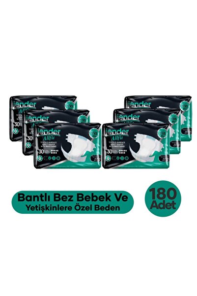 JENDER Bel Bantlı Hasta Bezi Xs x6 Adet