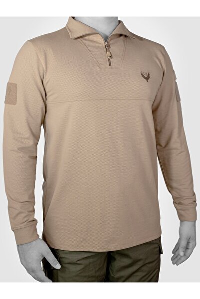 Mudeir TAKTİK TSHİRT UZUN KOL CEMRE KAYOTE BROWN operasyon,terletmez,uzun kol,tactic