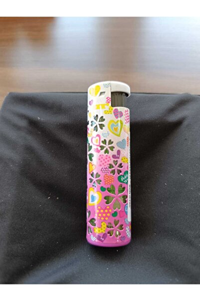 Markasız ucuz Çiçekli Işıklı Kadınlara Özel Metal Jet Turbo Hediyelik Çakmak