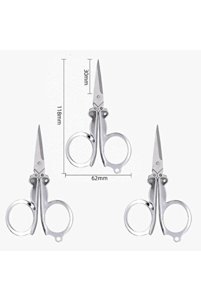 choice2 L--3Pcs Portable Pket Scissors 1/3pcs For Travel Emergencies Tailor S...