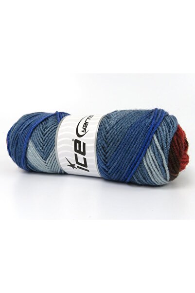 Ice yarns مجموعة من 4 خيوط من خيوط الجليد بوزن 100 جرام من أورلاندو، بألوان ا...