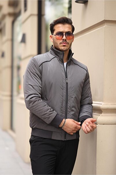 HI MEN Bomber Coat Fiber Embroidered Comfort