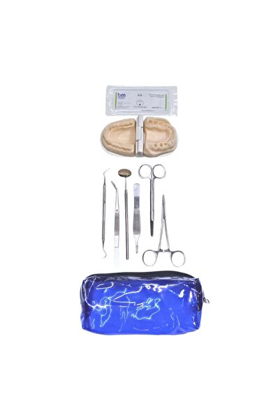 barishan medikal 42C15 Eğitim Dişçi Dikiş Seti -2 Çantalı Seyahat Diş Hekimi ...