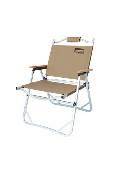 ETG Outdoor Camping Folding Chair, Height Adjustable, with Storage Bag