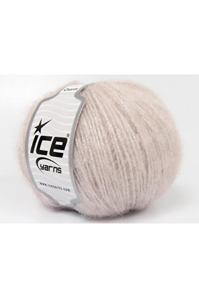 Ice yarns 6×50 جرام. خيوط تيفتيك، لمعان معدني، بودرة أكريليك وردية لامعة، فاخ...