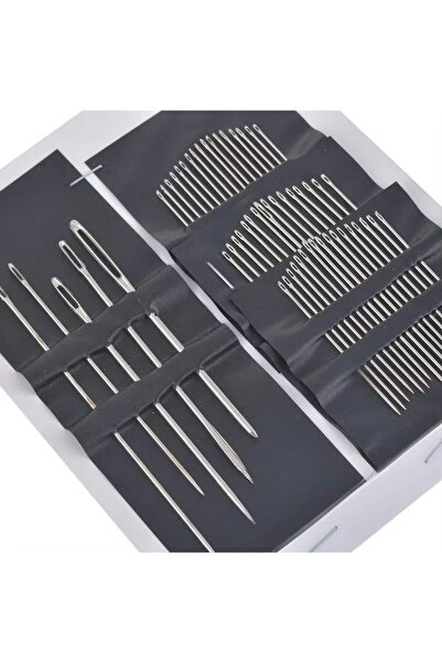 Choice مجموعة من 55 قطعة من إبر الخياطة اليدوية ذات العين الكبيرة المصنوعة من...