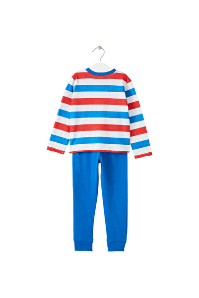 SPIDERMAN Children's pajamas, long sleeve, 100% cotton, blue,