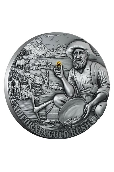 RimaGold Kaliforniya Altına Hücum Gümüş Sikke Coin