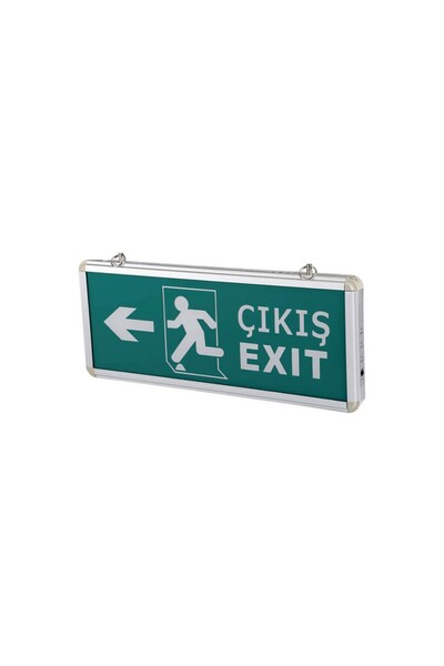 Cata Ct-9170 Ledli Exıt Armatür - Acil Çıkış Levhası (3 Saat Şarjlı)