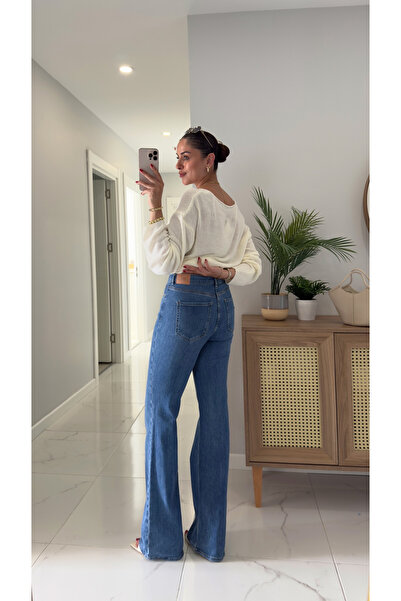 BİRCANÇİL ZR Nensa Blue Flare Jean