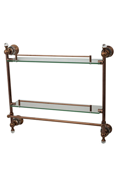 Trendy's Etajera baie, montare pe perete rose -gold