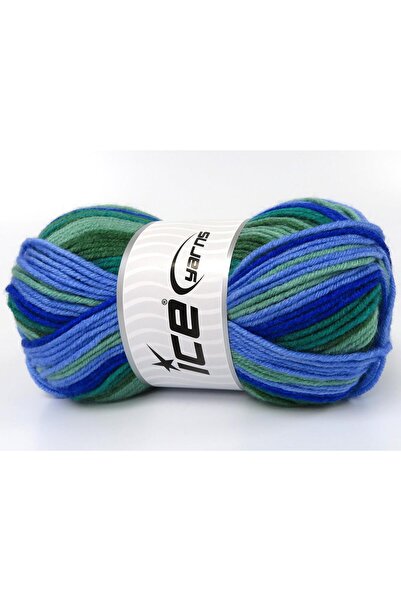 Ice yarns مجموعة من 4 خيوط من خيوط Ice Yarns NICE BABY بوزن 100 جرام، بألوان ...