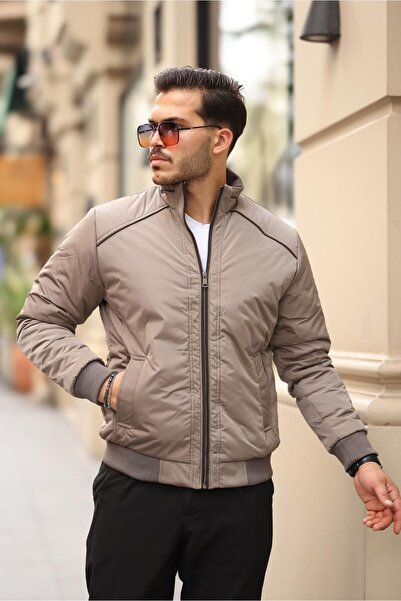 HI MEN Bomber Coat Fiber Embroidered Comfort