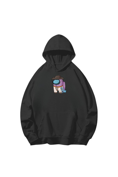 SVART WEAR Hanorac cu mânecă lungă din bumbac imprimat Among Us tricou