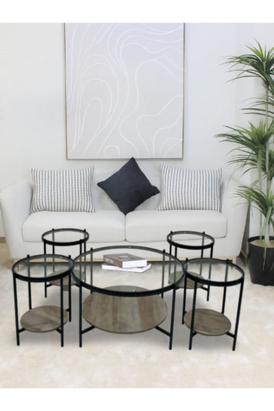 DEC19 Modern serving table set in different colors