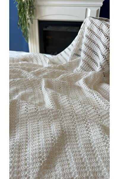 Hayalet kumaş Pamuk örgü dantle