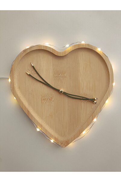 SESİKA HOBİ Brățară de culoare verde închis, cu ridicare, cu capăt galben (2 ...