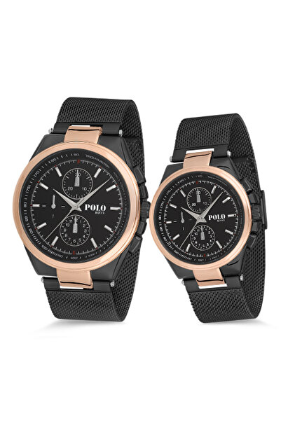 Polo Louis Hasır Kordonlu Çift Takım 1608 Kol Saati