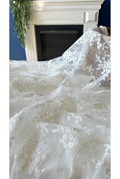 Hayalet kumaş Nakışlı tül kumaş