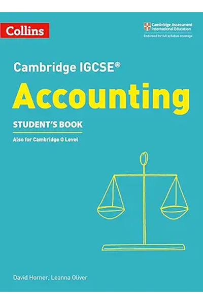 Cambridge IGCSE® Accounting Student Book (Cambridge International Examinations)