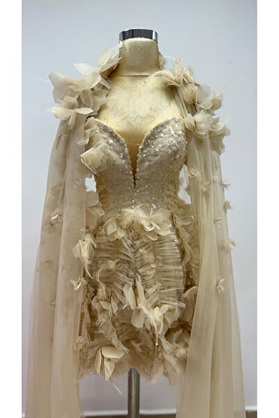 ÖMÜR INN Tül detaylı abiye