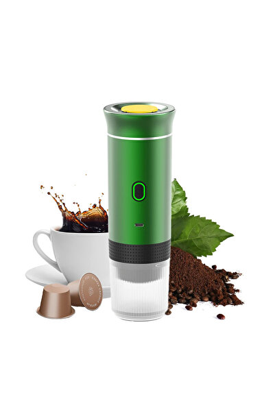 OEM Espressor portabil cu încălzitor de apă, 60 ml, USB-C, Nespresso/Dolce Gu...