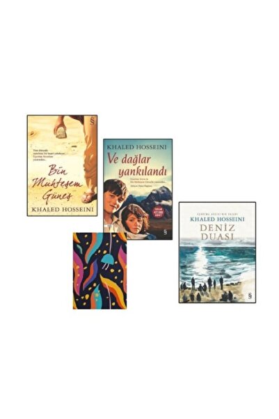 Everest Yayınları Bin Muhteşem Güneş - Ve Dağlar Yankılandı- Deniz Duası (Not Defteri Hediye)