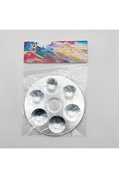 choice2 6-hole circle Silver aluminum color palette, simple color palette, wa...