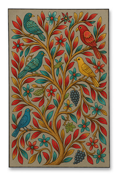 Rugs Modern Halı MOSSO Μοντέρνο Διακοσμητικό Χαλί με Θέμα το Πουλί mosso490