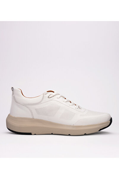 MARCOMEN Erkek File Detaylı Kalın Taban Sneaker Beyaz