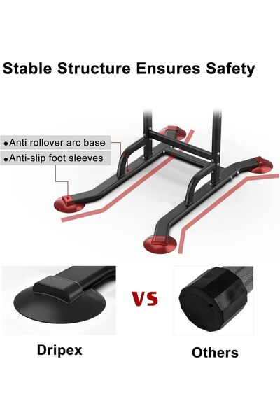 Rovyfota Pull Up Bar for Home Adjustable Height Multifunctional Strength Training Fitness Exercise Equipment