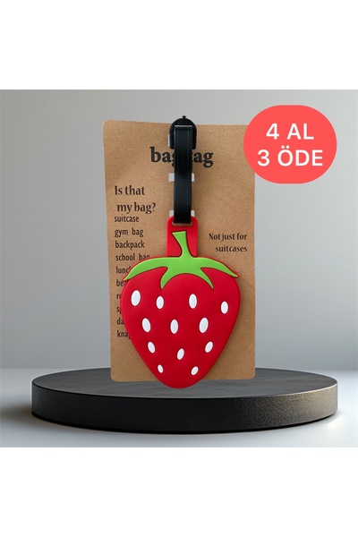 Atelier Licia Suitcase Tag Colorful Silicone Name Tag Luggage Tag-Bag Accessory