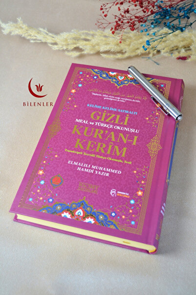 Medrese Kitab Evi Gizli Mealli ve Türkçe Okunuşlu Kuran-ı Kerim – Özel Işıklı...